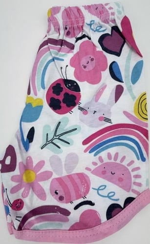 شورت بجامة بناتي 1-5 سنوات