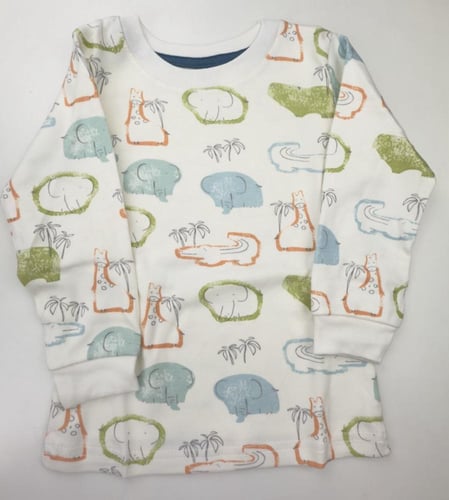 بجامة ولادي قطن كم طويل 1-5 سنوات