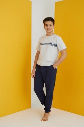 طقم قطن 100% 13-18 سنه