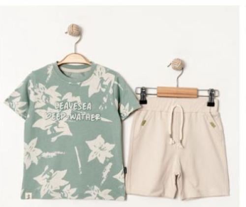 طقم ولادي شورت 3-6 سنوات