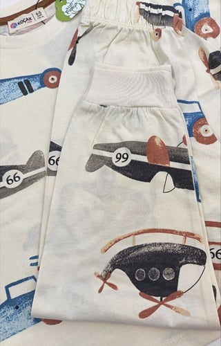 بجامة ولادي قطن كم قصير 2-8 سنوات