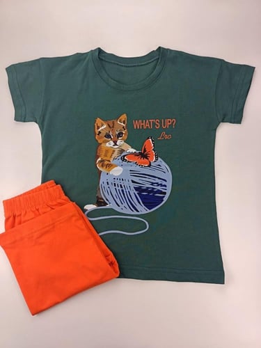 بجامة برمودا بناتي 5-12 سنة