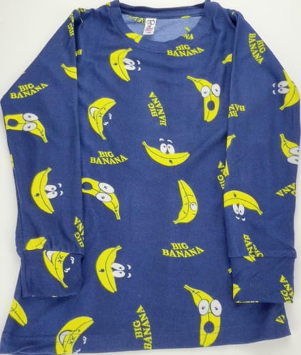 بجامه اولادي كحلي قطن 100% 4-11 سنة