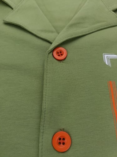 بجامة ولادي صيفي أخضر زيتوني 5-12 سنة