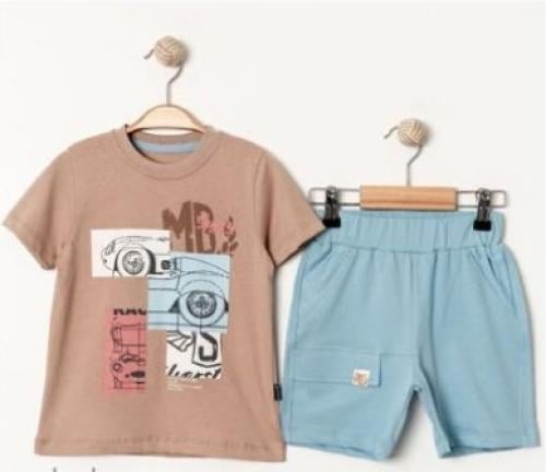 طقم ولادي شورت 3-6 سنوات