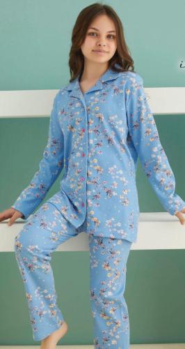 بجامة بناتي انترلوك 5-12 سنة