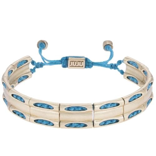 اسواره ذهبية لون الخيط ازرق مقاس صغير CCB-421-S