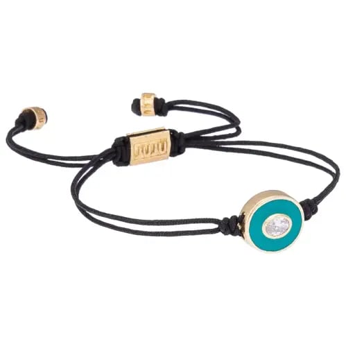 اسوارة ذهبي تركواز لون الخيط اسود CCI-1614-S