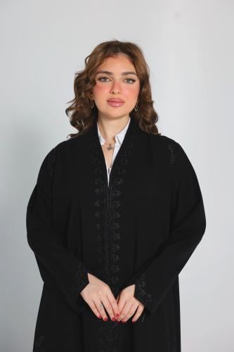 عباية كريب فخامة تطريز اّري