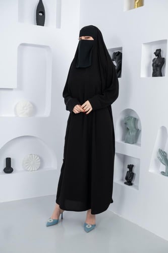 عباية رأس بأكمام كبك