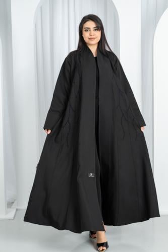 عباية طقم باربينا درجه اولى نص كلوش بتطريز كمبيوتر...