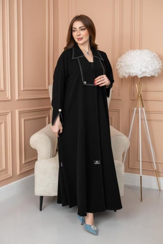 عباية فخمة كلاسيك نص كلوش كاجوال