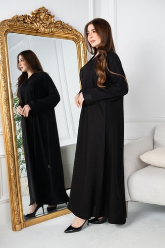 عباية إنترنت نص كلوش بتصميم كلاسيكي أنيق