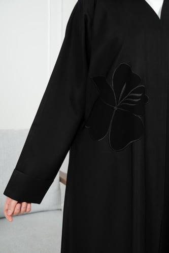 عباية كريب بليزر درجة أولى بأكمام كبك