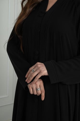 عباية سادة دبل كلوش ملكي كوري درجة أولى