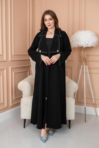 عباية فخمة كلاسيك نص كلوش كاجوال