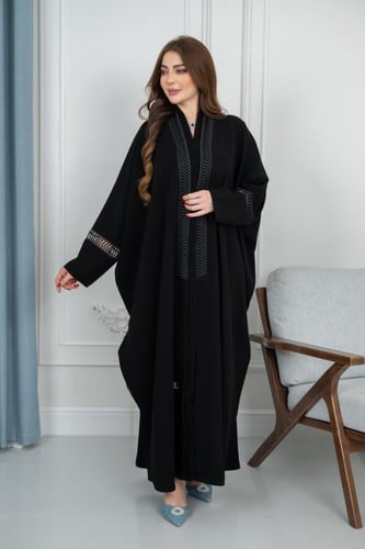 عباية بشت فاخرة سواد فاحم