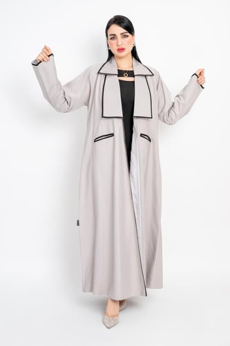 عباية بليزر مبطن بونجيه بجيوب اماميه