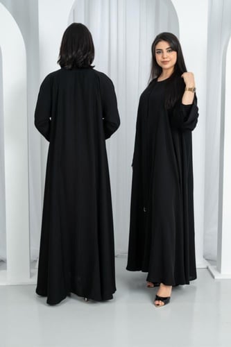 عبايه طقم نواعم كوري درجه اولى كلوش ساده وعمليه بخ...