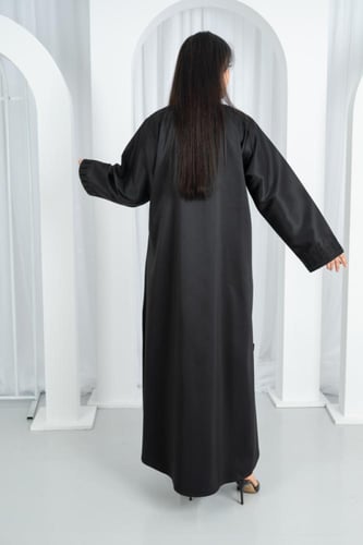 عباية طقم ميكاتو اناقه لف نص كلوش واكمام عادي شغل...