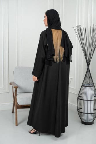 عباية كريب بليزر درجة أولى بأكمام كبك