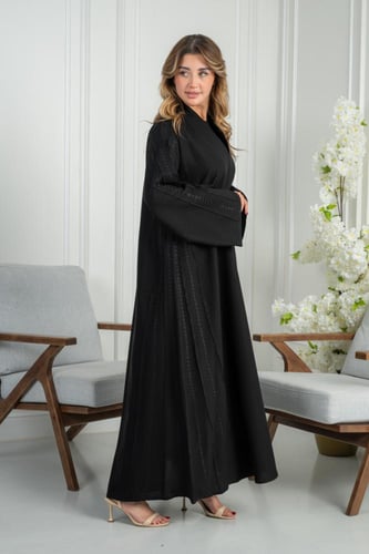 عباية لمار كتان نص كلوش