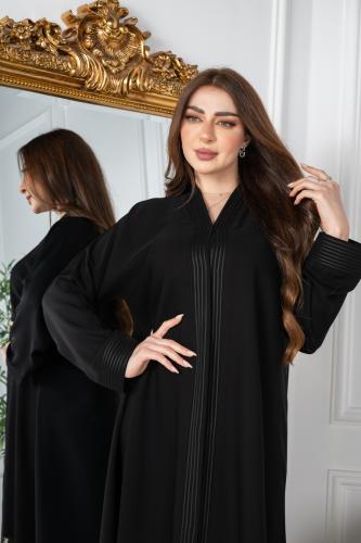 عباية إنترنت نص كلوش بتصميم كلاسيكي أنيق