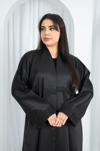 عباية طقم ميكاتو اناقه لف نص كلوش واكمام عادي شغل...