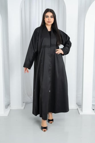 عباية طقم ميكاتو اناقه لف نص كلوش واكمام عادي شغل...