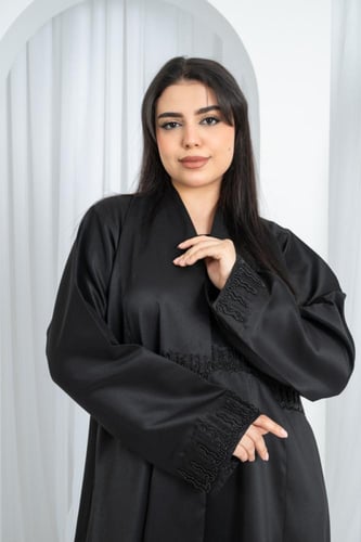 عباية طقم ميكاتو اناقه لف نص كلوش واكمام عادي شغل...