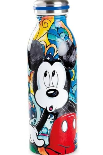 مطارة ماء بتصميم ميكي زجاجية معزولة من الستيل -500...