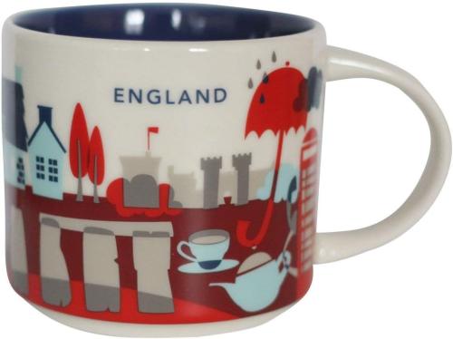 كوب قهوة ستاربكس "You Are Here – England" سيراميك،...