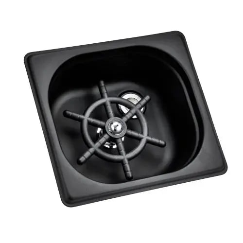 رينزر شطف مقاس 17.5×16.1سم | Rinser Square Black