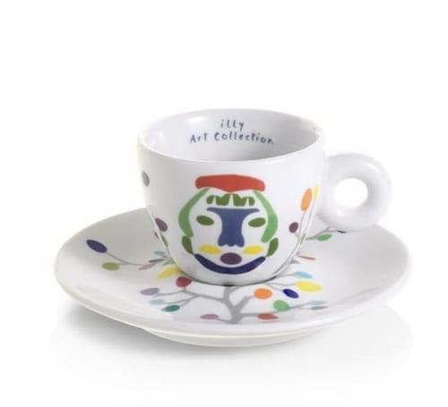 طقم illy الفنية ٦ اكواب اسبريسو