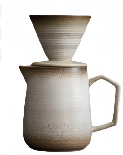 طقم تقطير باللون البني