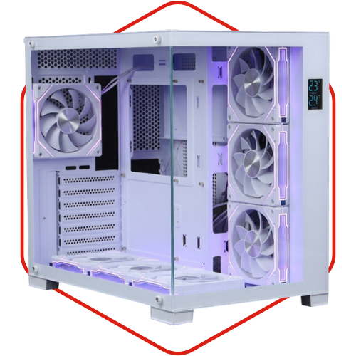 Phantom X RGB Case white – فانتوم إكس ابيض