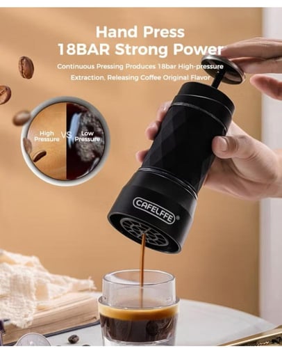 آلة إسبرسو يدوية جديدة محمولة لتحضير القهوة والحلي...