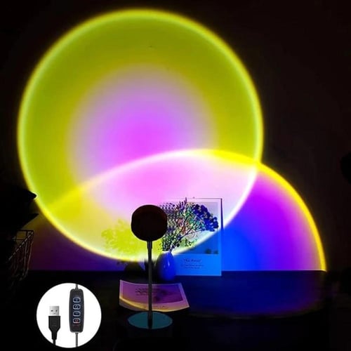 إضاءة غروب الشمس الساحرة