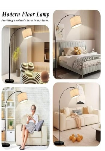 • 【مصابيح أرضية قوسية قابلة لتعديل الضوء】مصباح أرض...