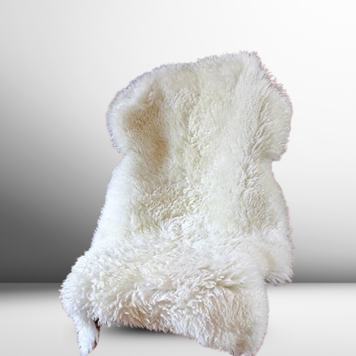 سجادة جلد الغنم الفاخرة