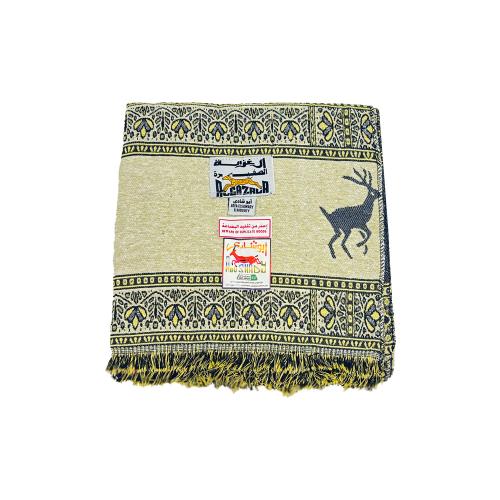 شال الغزاله لون زيتي