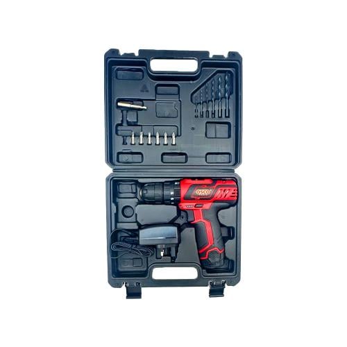 دريل لاسلكي OSCO شنطة طقم مفكات متعدده