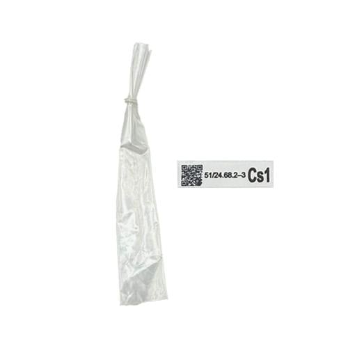 كيس حماية عصا الانوار وكاله شفاف ابيض مع استيكر