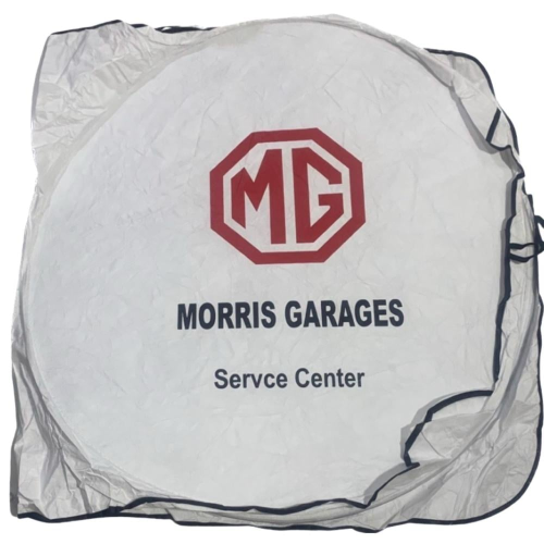 White front glass for the car with MG logo