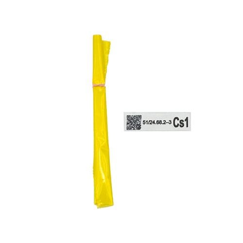 كيس حماية عصا الانوار وكاله شفاف اصفر مع استيكر