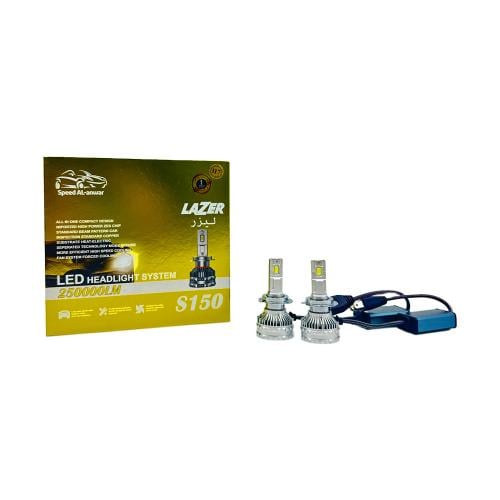 لمبات ليد ليزر مقاس H7 موديل 150واط