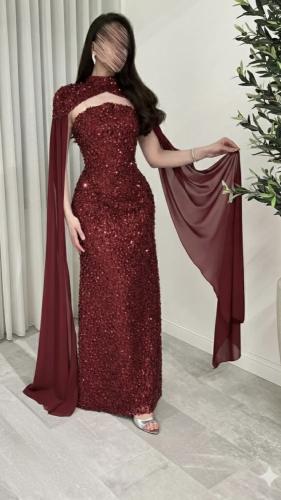 فستان الوشاح