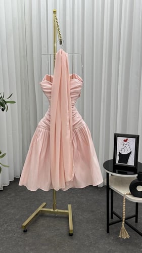 فستان شانطون الوردي