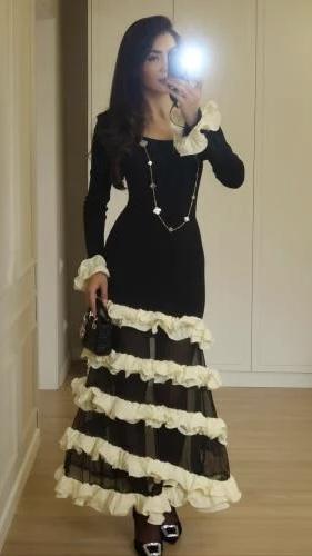 فستان باربي مع تل