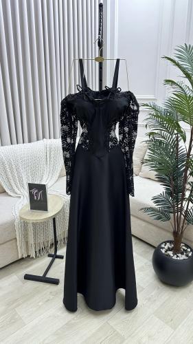 فستان دانتيل فرنسي